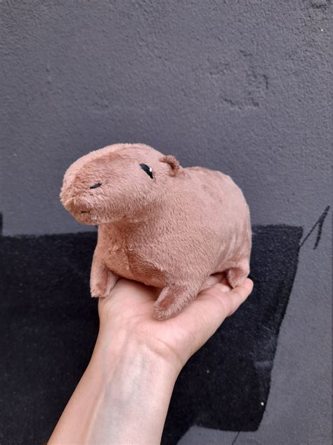 Capybara Plush Toy Stuffed Capybara Plushie Fluffy | Etsy