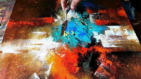 Video & Text by SurajFineArts - Abstract ART EASY Wash Techniques in the Abstract style ...