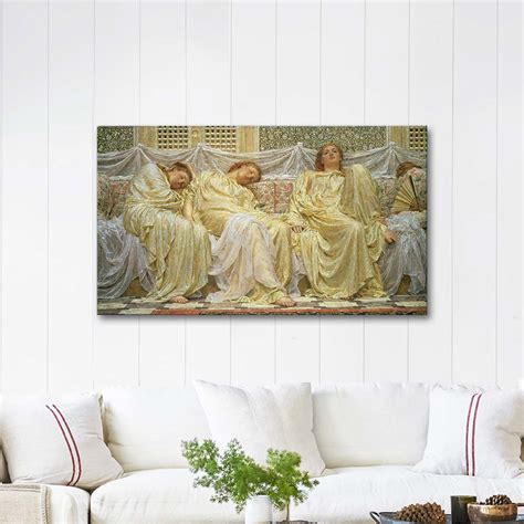 Albert Joseph Moore Dreamers Art Print | CANVASTAR