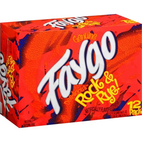 Faygo Rock & Rye! Soda, 12 Fl. Oz., 12 Count - Walmart.com - Walmart.com