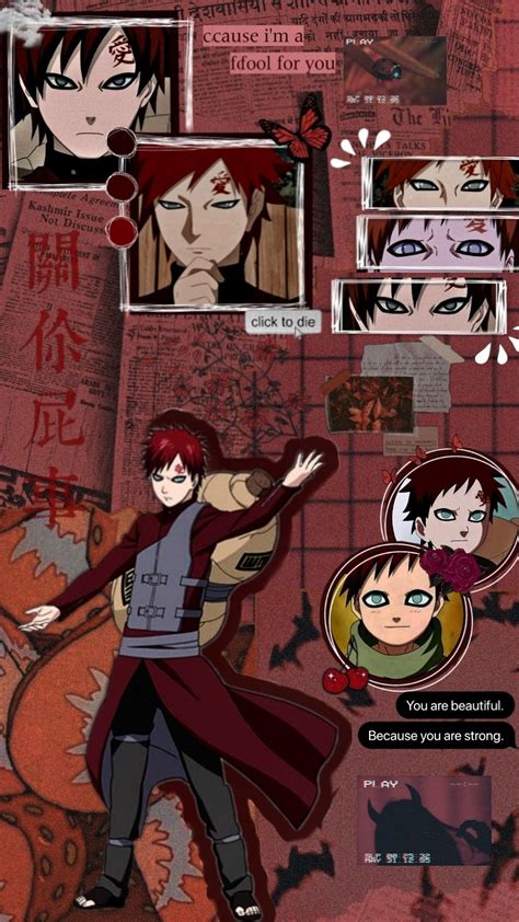 Gaara aesthetic wallpaper | Mangá kawaii, Imagens fofas, Animes boruto