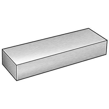 Bar Stock, Aluminum, 6063, 1/4 x 1 In, 8 ft. | Zoro.com