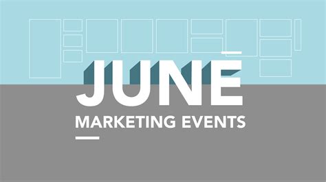 June 2015 Marketing and Design Events