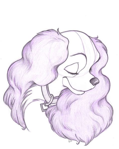 Presie Sketches: Lady | Disney drawings sketches, Disney drawings ...