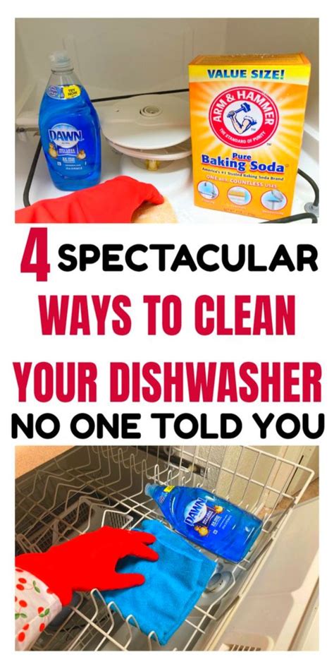 4 MIND-BLOWING WAYS TO CLEAN YOUR DISHWASHER YOU NEED TO KNOW | Cleaning your dishwasher, Diy ...