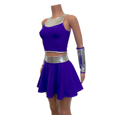 Starfire Costume - Teen Titans Cosplay Outfit– Peridot Clothing