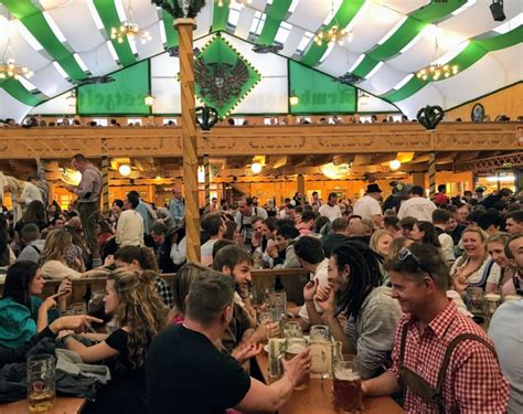 Inside a beer tent at Oktoberfest in Munich, Germany • HOUSE OF WEND