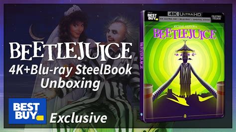 Beetlejuice Best Buy Exclusive 4K+2D Blu-ray SteelBook Unboxing - YouTube