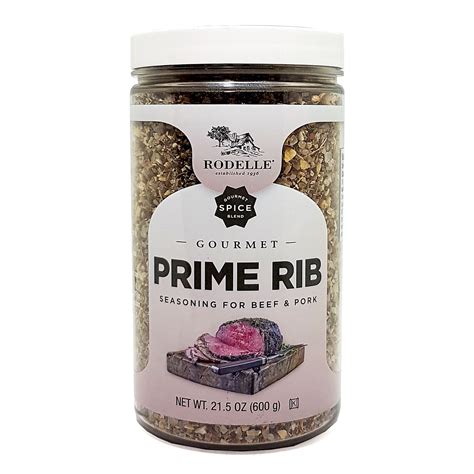 Rodelle Gourmet Prime Rib Seasoning for Beef and Pork 21.5 Oz. (600 g.) - Walmart.com