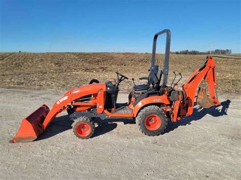 2020 Kubota BX23S MFWD with Kubota LA340 Loader & Kubota DT603 Backhoe - Beckort Auctions, LLC