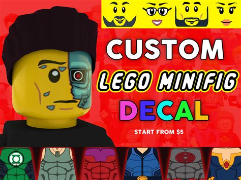 Lego Minifigure Decal | ubicaciondepersonas.cdmx.gob.mx