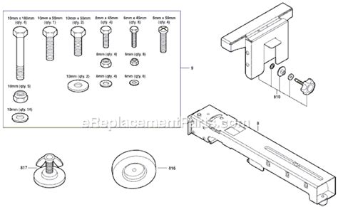 Bosch T4B Miter Saw Stand OEM Replacement Parts From eReplacementParts.com