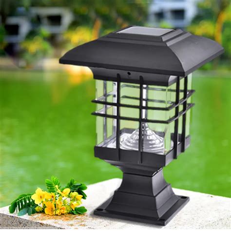 Aliexpress.com : Buy Waterproof LED Solar Panel Lamps Pillar Wall Lamp Led Solar Lights Outdoor ...