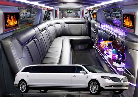 Stretch Limousine 10 Passengers - Traditional White Stretch Limo