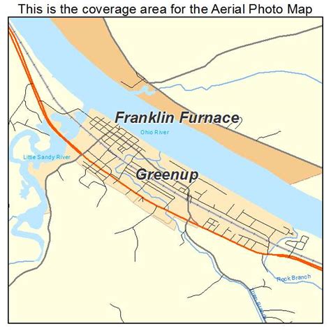 Aerial Photography Map of Greenup, KY Kentucky