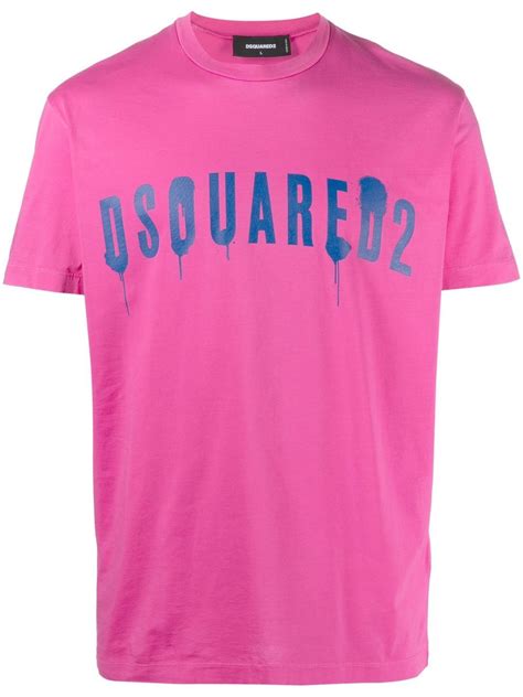 Dsquared2 logo-print Cotton T-shirt - Farfetch