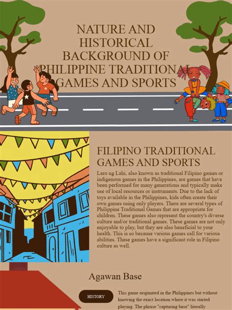 Nature and Historical Background of Philippine Traditional Games and ...