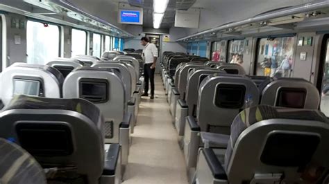 Mumbai To Ahmedabad Shatabdi Express Executive Class - YouTube