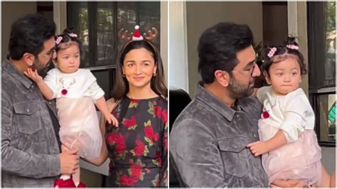 Oh so cute! Alia Bhatt and Ranbir Kapoor's daughter Raha makes her first public appearance; see ...