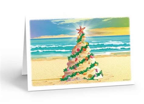 Beach Christmas Cards ~ if you can’t get your friends to the beach this Christmas, send the ...