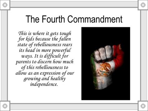 Lesson xiv the fourth commandment