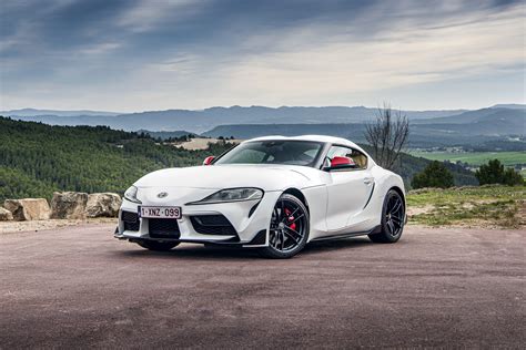 Download White Car Car Toyota Vehicle Toyota GR Supra 4k Ultra HD Wallpaper