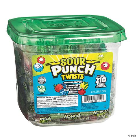 Sour Punch® Licorice Twists Candy | Oriental Trading