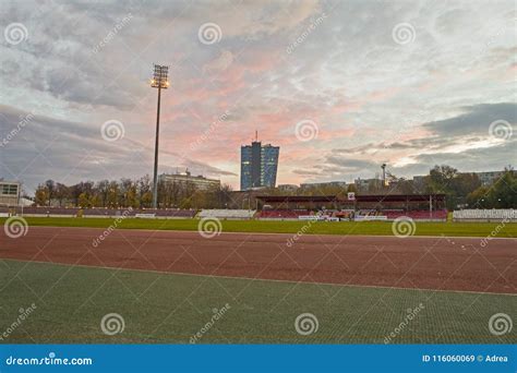 Dinamo Bucuresti stadium editorial stock image. Image of score - 116060069