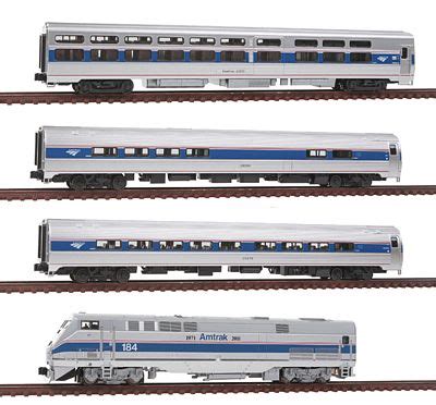 Kato Amtrak 40th Anniversary Train-Only Set Amtrak #184 N Scale Model Train Set #10662864