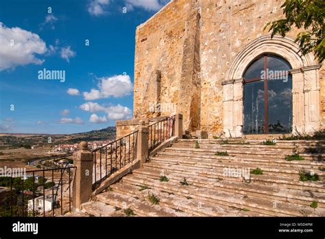 A view of the village of Sambuca di Sicilia, Italy. Sambuca di Sicilia ...