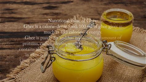 Health Benefits Of Ghee - YouTube