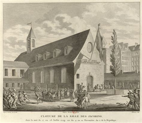 The Closing of the Jacobin Club, during the night of 27–28 July 1794. | Révolution française ...