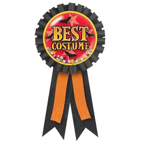 Best Costume Confetti Pouch Award Ribbon Description: Celebrate the ...