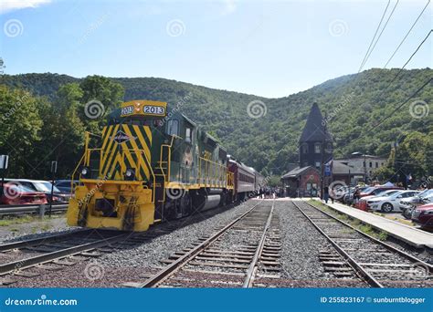 Jim Thorpe Pennsylvania Historic Town Train Station Editorial Photography - Image of ...