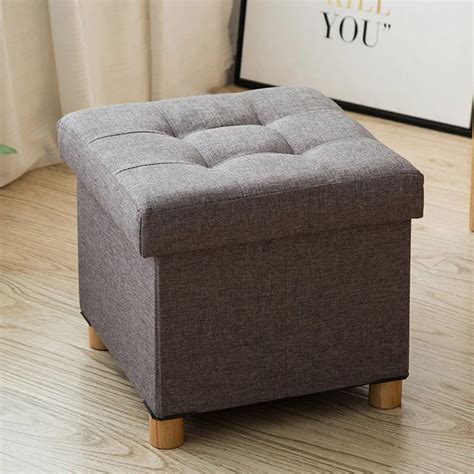 Fitting Room Fabric Stool Multifunctional High Chair for Storage Use ...