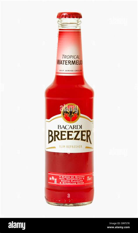 Bacardi Breezer Tropical Melon bottle Stock Photo - Alamy