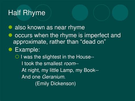 PPT - Rhyme and Free Verse PowerPoint Presentation, free download - ID ...