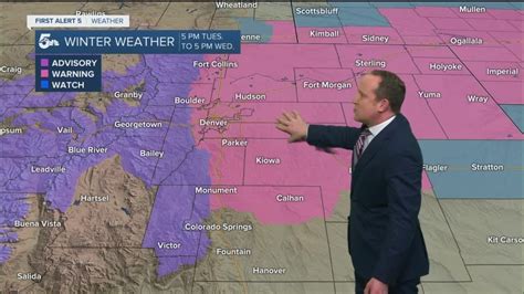 First big storm of 2023 set to bring wind & snow to Colorado on Tuesday ...