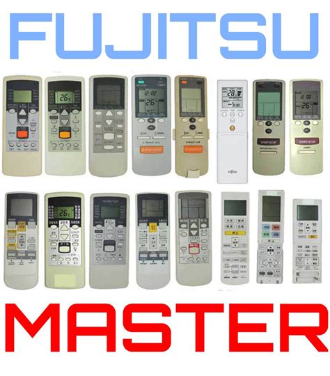 Master Universal Air Conditioner Remote - For All Fujitsu AC Remotes ...