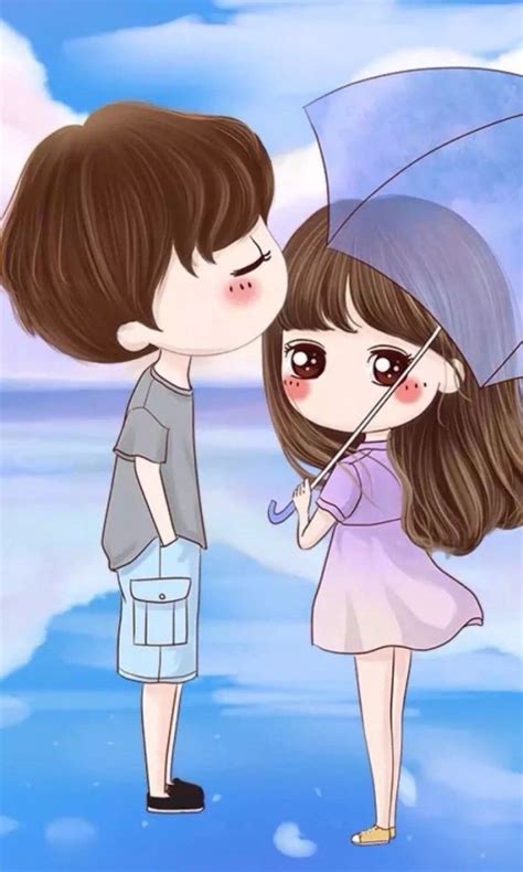 40 Romantic Couple Cartoon Love Photos HD - Cartoon District