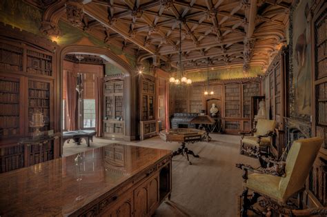 The library inside Abbotsford House Scotland [OC][8687x5791 ...