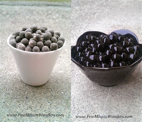 Boba / Tapioca Black Pearls: Learning To Prepare Boba - Few Minute Wonders