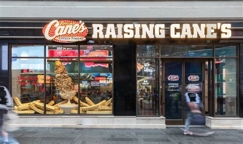 Raising Cane’s NYC opens today in Times Square