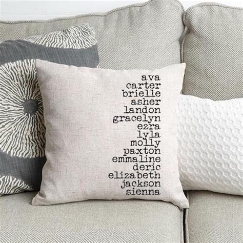 Personalized Throw Pillow Cover | Free Shipping | Personalized throw pillow, Personalized pillow ...