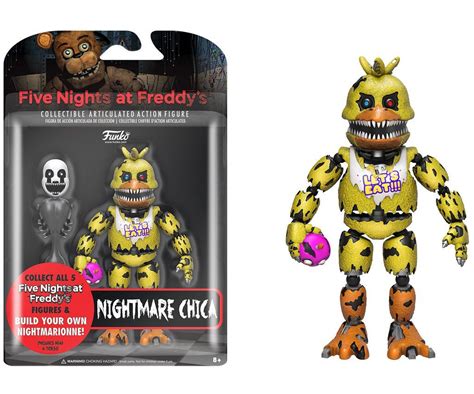 Five Nights at Freddy's: Nightmare Chica Action Figure | Five nights at freddy's, Freddy's ...