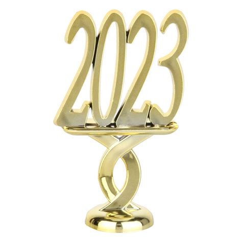 2 1/2" Gold "2023" Year Date Trophy Trim | Trophy Trim Dates and ...