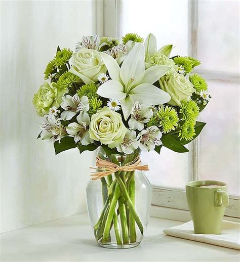 Green Flowers Bouquet