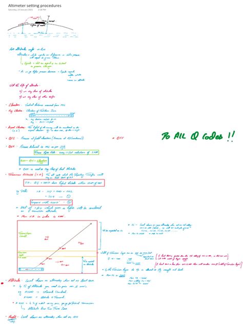 Altimeter Setting Procedures | PDF