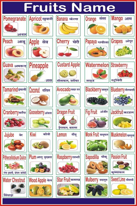 fruits names in 2021 | Fruit names, Fruits name in english, Name of vegetables