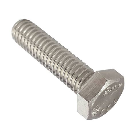 Full Thread Stainless Steel Hex Bolt, Material Grade: SS304, Size: 16x40 Mm, Rs 68 /kg | ID ...